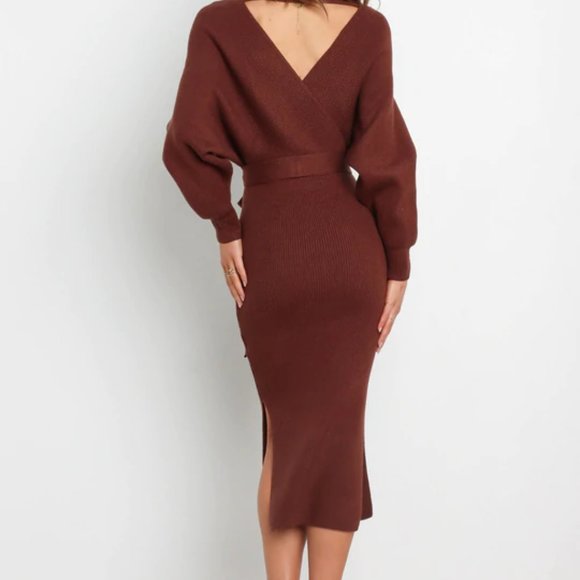 BRAND NEW PETAL & PUP BAMBINA DRESS - CHOCOLATE BROWN - Picture 4 of 6